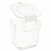Deflecto Stackable Caddy Organizer Containers, Small, Clear 29101CR